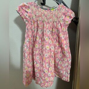 Mini Boden Pink Floral Dress